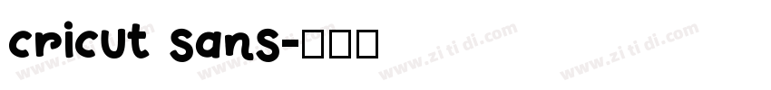 cricut sans字体转换